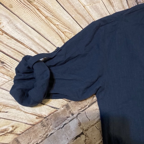 NWT TURETRENDY men’s long sleeve navy long kaftan loose fit size 2XL. - Picture 5 of 13